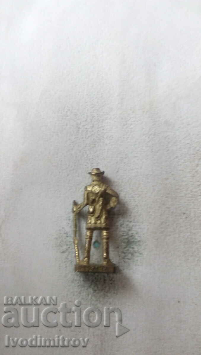 Metal figurine made of chocolate egg Buffalo Bill with price 5.65 BGN | € 2.89