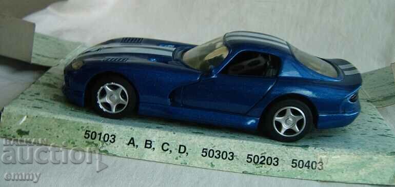 Dodge Viper Speedy power fast μοντέλο μεταλλικό τρόλεϊ 1:32 με τιμή 20.00 BGN | € 10.23 Dodge Viper Speedy power fast μοντέλο μεταλλικό τρόλεϊ 1:32 με τιμή 20.00 BGN | € 10.23