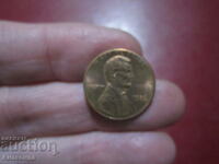 1986 год САЩ 1 цент