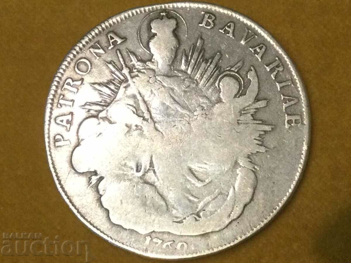 Germania Bavaria 1 taler 1769 Maximilian lll Joseph argint