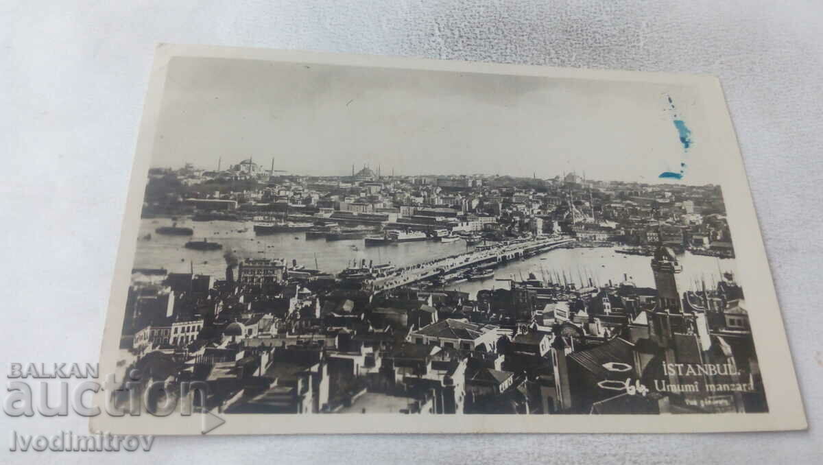 Postcard Istanbul Umumi Manzara