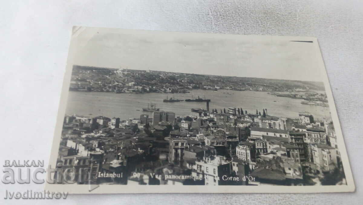 П К Istanbul Vue Panoramiqie de la Corne d'Or