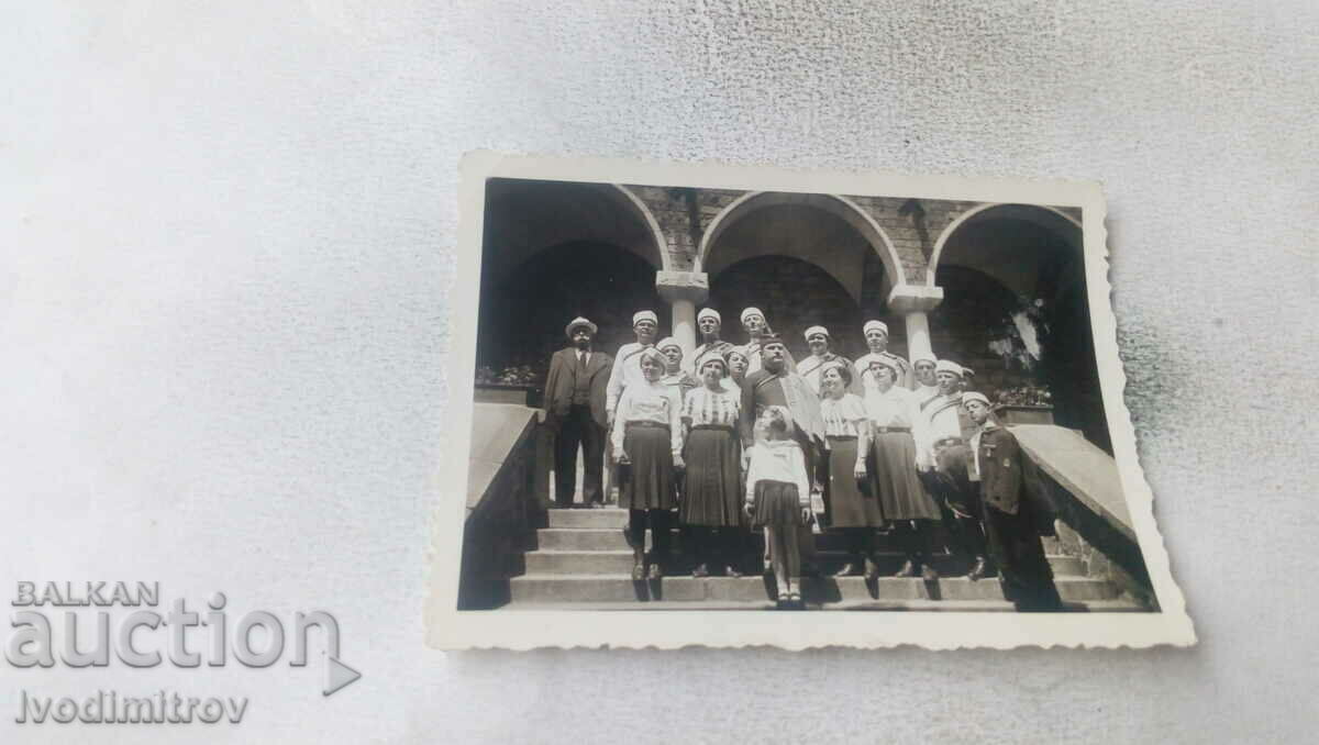 Photo Sofia Participants in the Heroic Fair in front of Al. Nevsky 1939