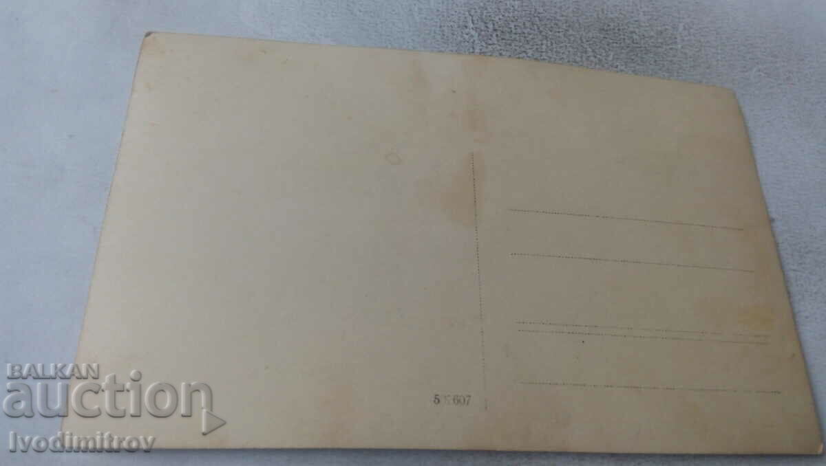 Photo Cham Korya Large company on a 1935 trip with price 2.45 BGN | € 1.25