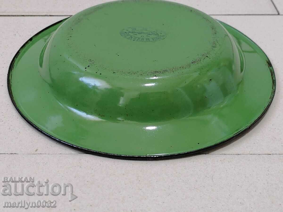 Enameled dish Korea dish with enamel bowl early soc - 5 Enameled dish Korea dish with enamel bowl early soc - 5