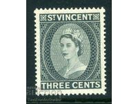 Αγ. Vincent 3 cents 1955 MNH