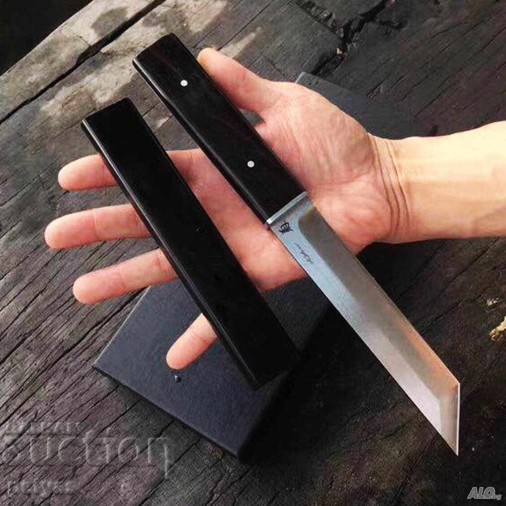 Quality Japanese TANTO knife JP01, D2 steel, HRC 58-60,26sm