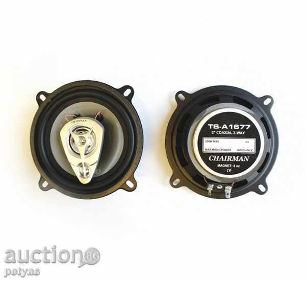 Auction Car Speakers TS-A1677 5 ", 3-Way, 250w Auction Car Speakers TS-A1677 5 ", 3-Way, 250w