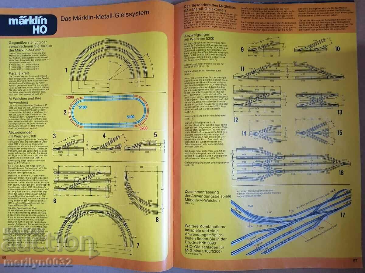 Παράδοση Παλαιό γερμανικό περιοδικό Marklin Παράδοση Παλαιό γερμανικό περιοδικό Marklin