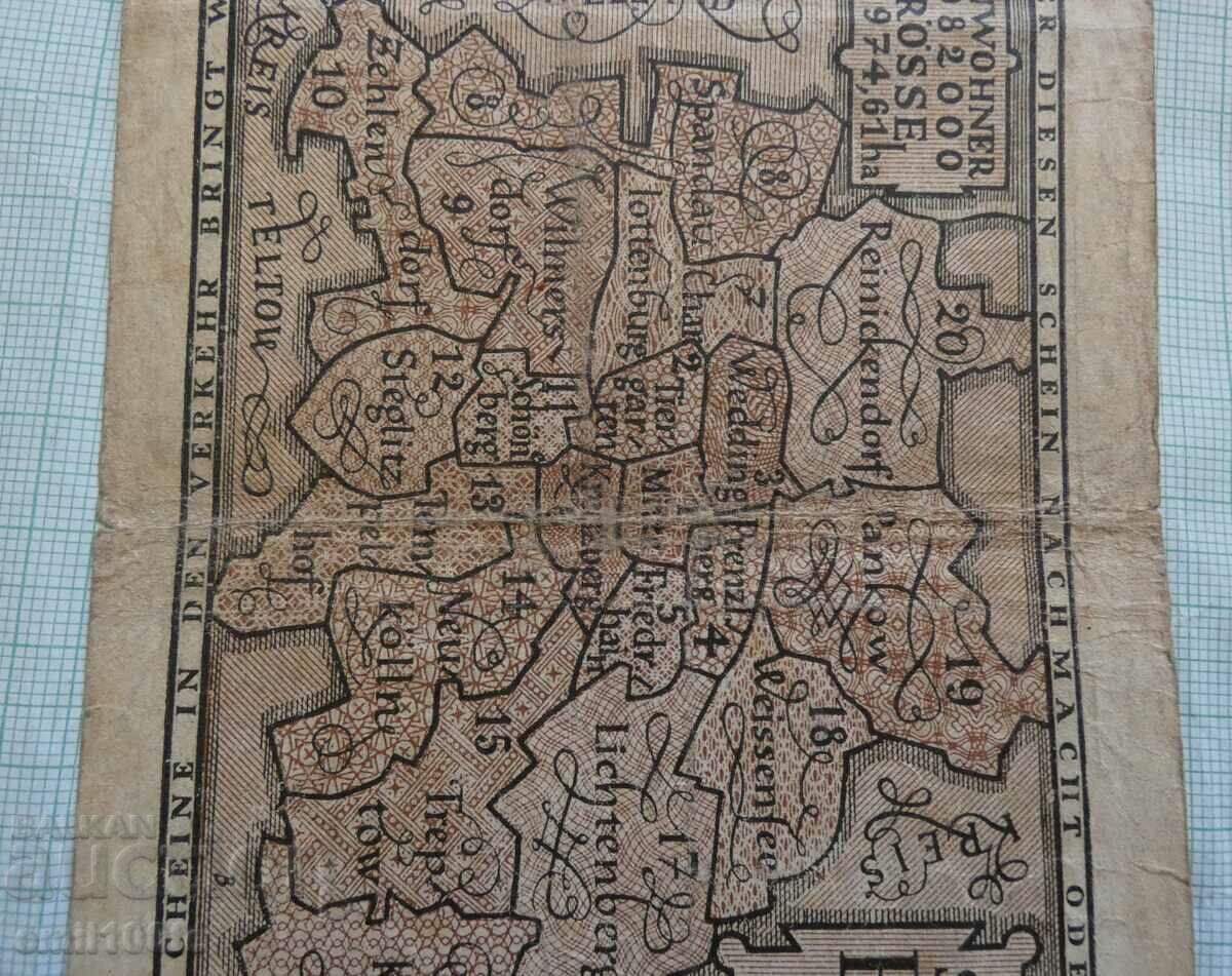 3 milioane de mărci 1922 Germania 1000 de mărci notgeld Berlin - 7