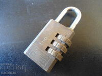 Old padlock, code, cipher