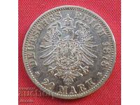 20 Marci 1878 Germania XF BAYERN (aur) R