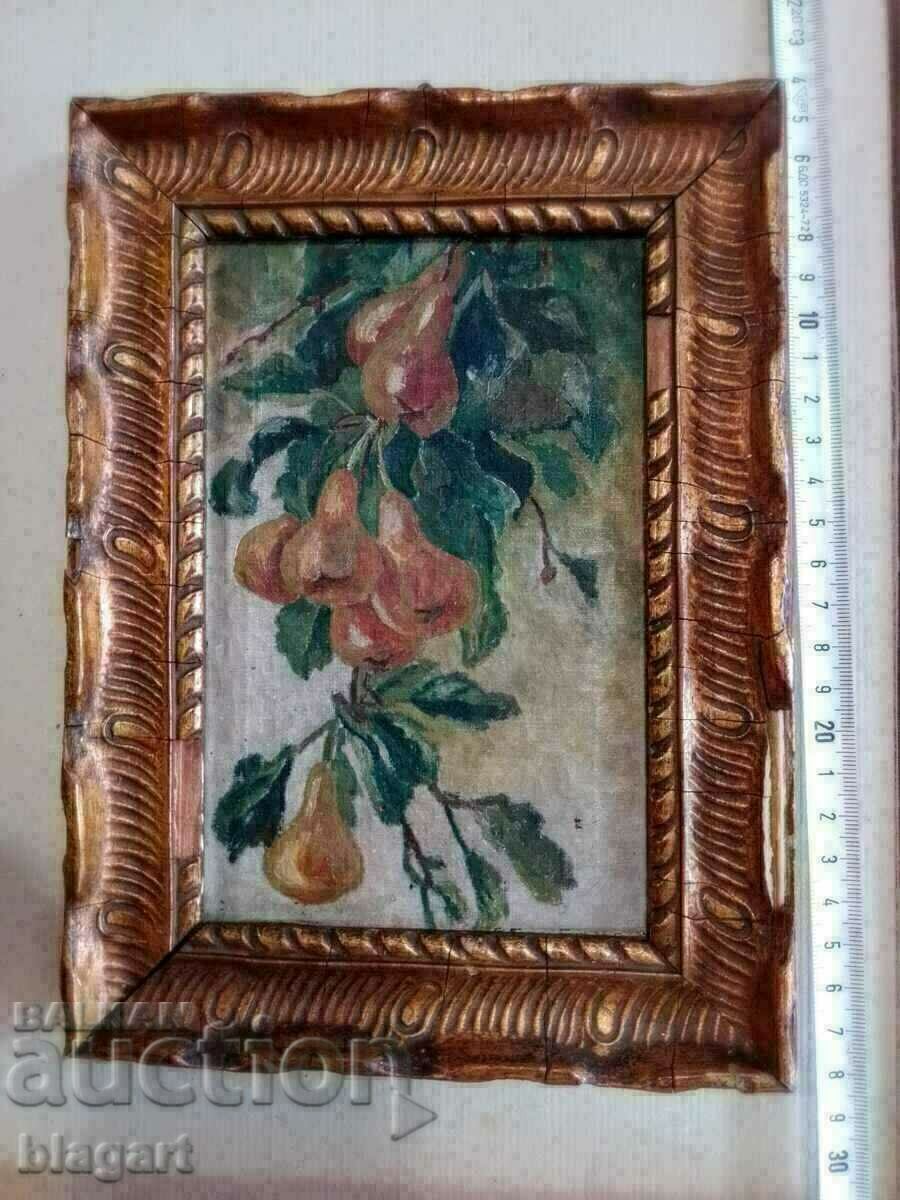 Old Dutch painting - "Pears" - 19th century with price 340.00 BGN | € 173.84 Old Dutch painting - "Pears" - 19th century with price 340.00 BGN | € 173.84