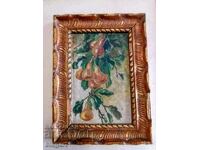 Παλιά ολλανδική ζωγραφική - "αχλάδια" - 19ος αιώνας