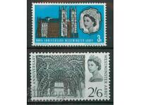 GB 1966 Westminster Abbey set SG 687-688 MNH
