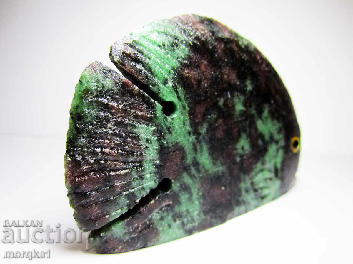 Ruby in Zoisit, Zoisit, Aniolite tropical fish 715 kt India with price 340.00 BGN | € 173.84 Ruby in Zoisit, Zoisit, Aniolite tropical fish 715 kt India with price 340.00 BGN | € 173.84