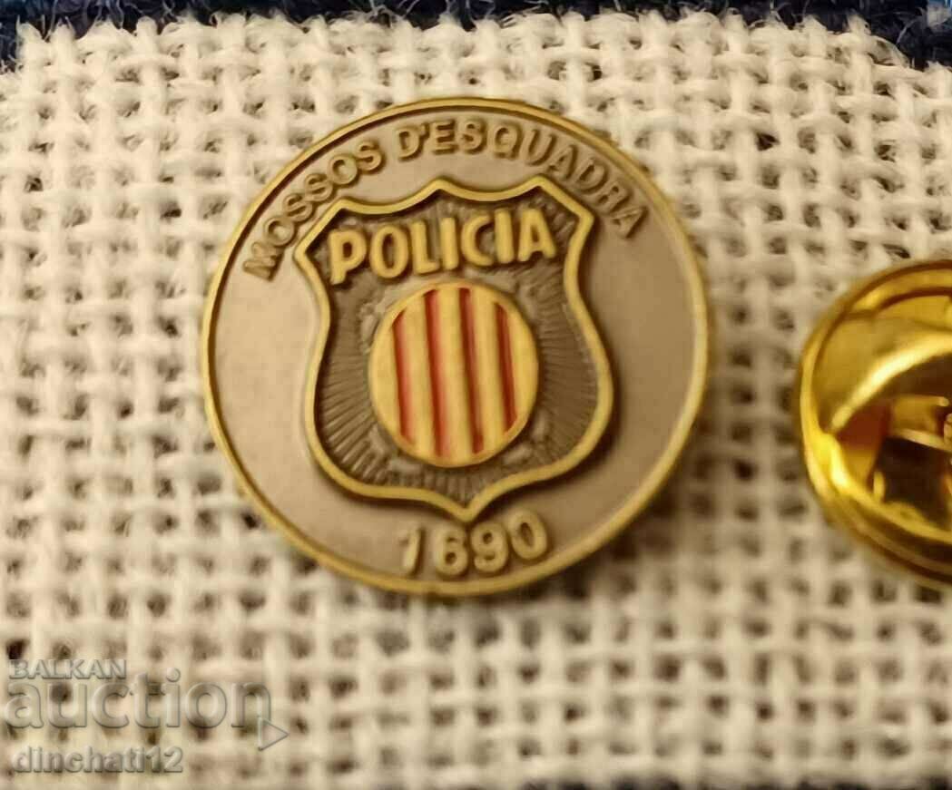 Аукцион Полицейска значка. Полиция Барселона Аукцион Полицейска значка. Полиция Барселона