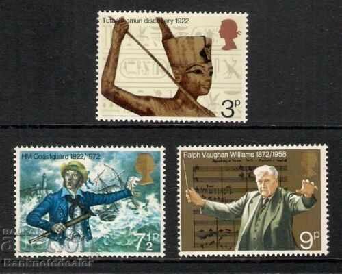 GB 1972 Commemorative Stamps ~ Anniversaries