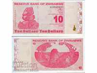 ZIMBABWE ZIMBABWE 10 $ emisiune - emisie 2009 NOUĂ UNC