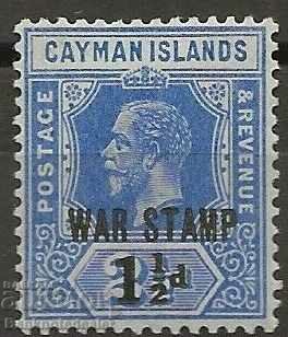 CAYMAN ISLANDS 1917 SG 55 «Πολεμικός Φόρος» ΝΟΜΙΣΜΟΧΕΙΟ