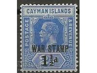 CAYMAN ISLANDS 1917 SG 55 «Πολεμικός Φόρος» ΝΟΜΙΣΜΟΧΕΙΟ