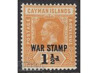 CAYMAN ISLANDS 1917 SG 55 "War Tax" MINT
