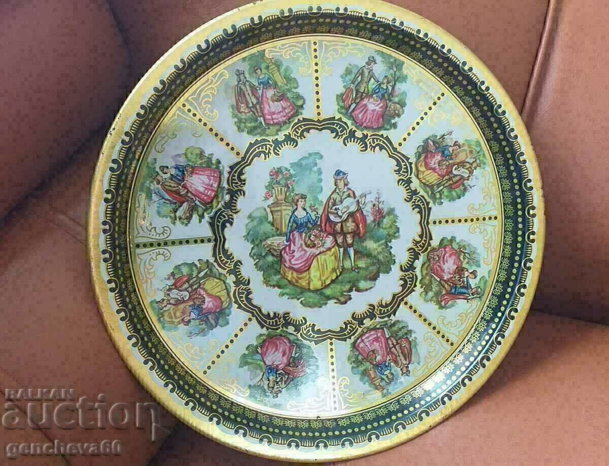 Auction Large metal serving plates from SOCA Auction Large metal serving plates from SOCA