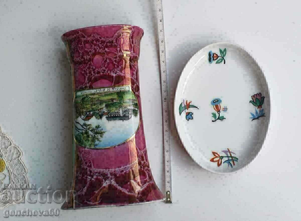 Delivery of Bavaria porcelain vase and saucer