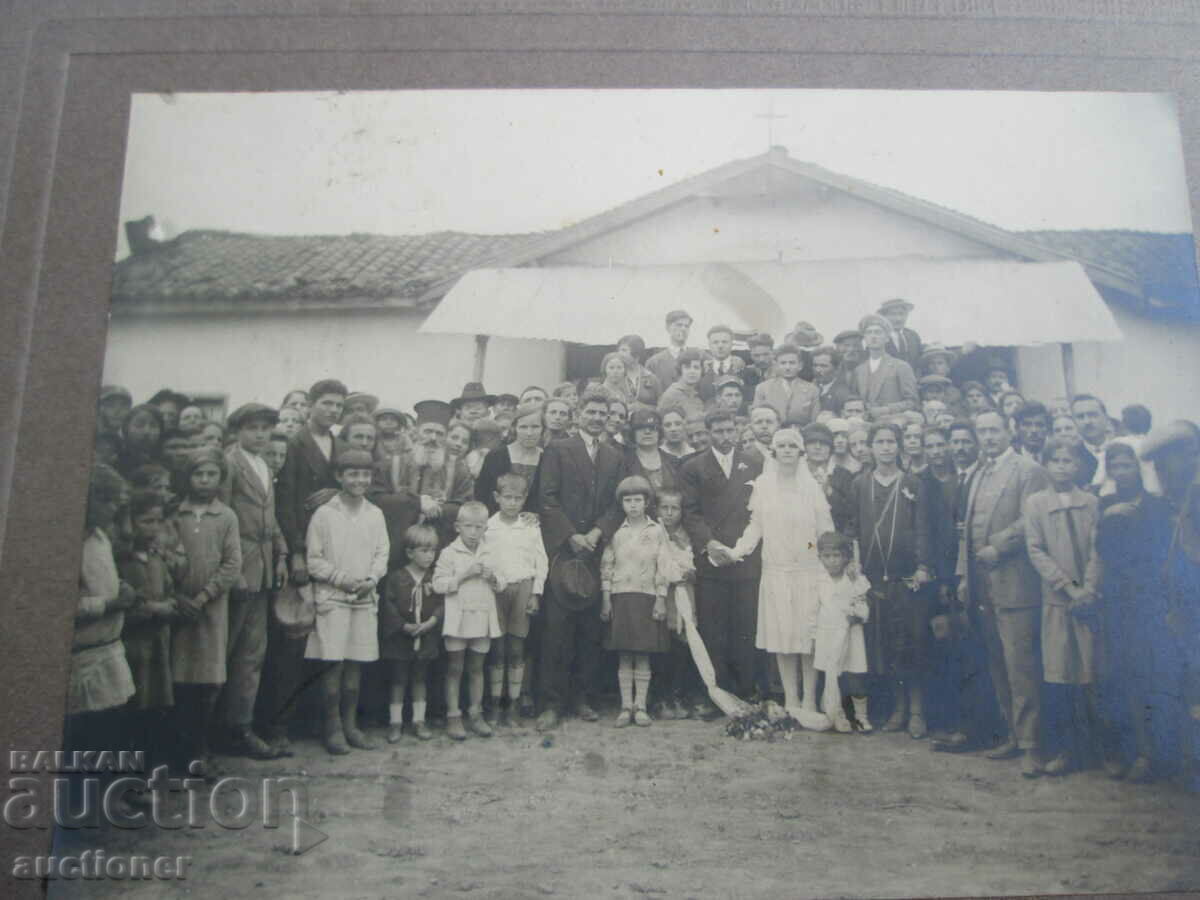 VERY OLD PHOTO CARDBOARD POP PRIEST WEDDING, GREECE1928 - 6 VERY OLD PHOTO CARDBOARD POP PRIEST WEDDING, GREECE1928 - 6
