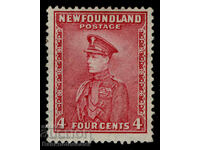 Καναδάς Newfoundland 1932-38 SG224 4 cent. Κατακόκκινος