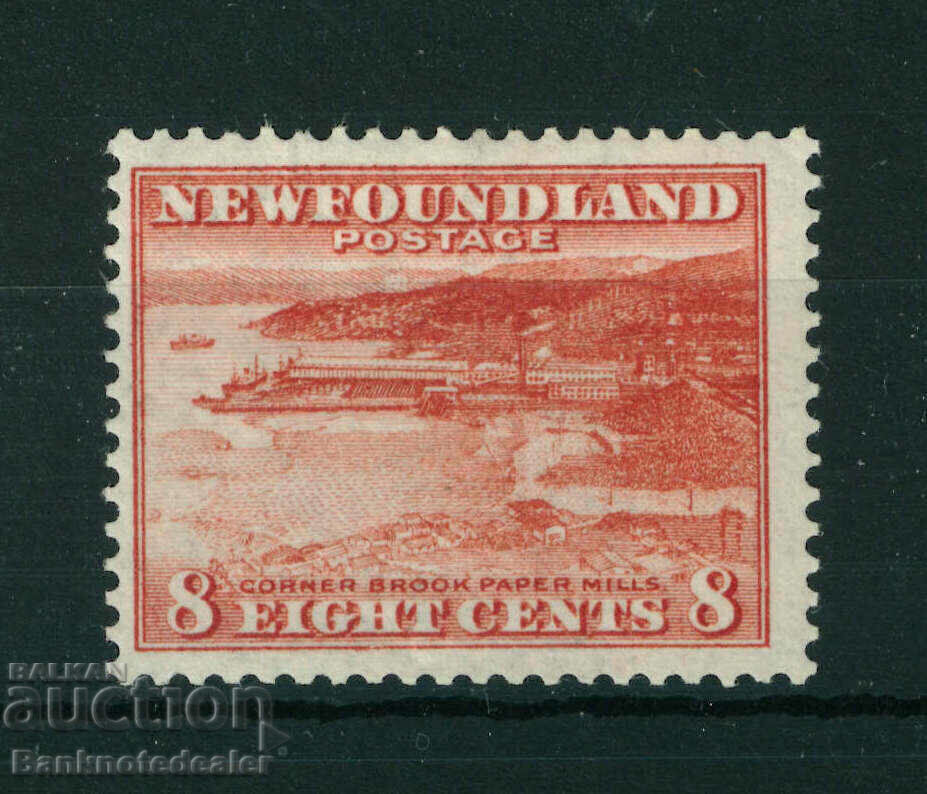 Newfoundland 1932 Newfoundland Issue 8c Κόκκινη σφραγίδα. Μέντα. Sg