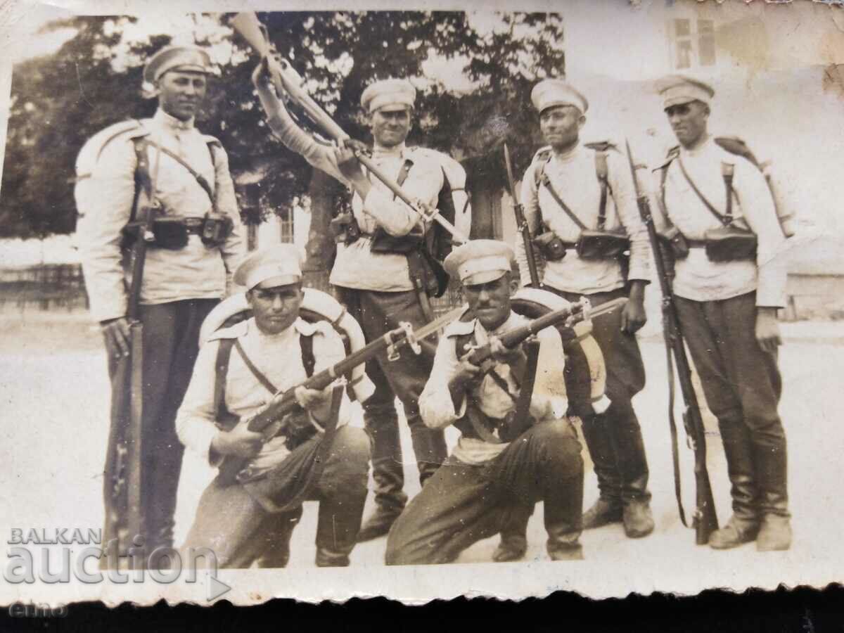 ЦАРСКА СНИМКА-щик-подофицерски,пушка, раница,ПАЛАСКА,1936г.