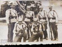 ROYAL PHOTO-bayonet-non-commissioned officer, rifle, backpack, PALASKA, 1936