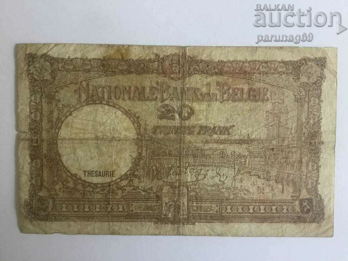 Belgium 20 francs 1945 with price 5.50 BGN | € 2.81 Belgium 20 francs 1945 with price 5.50 BGN | € 2.81