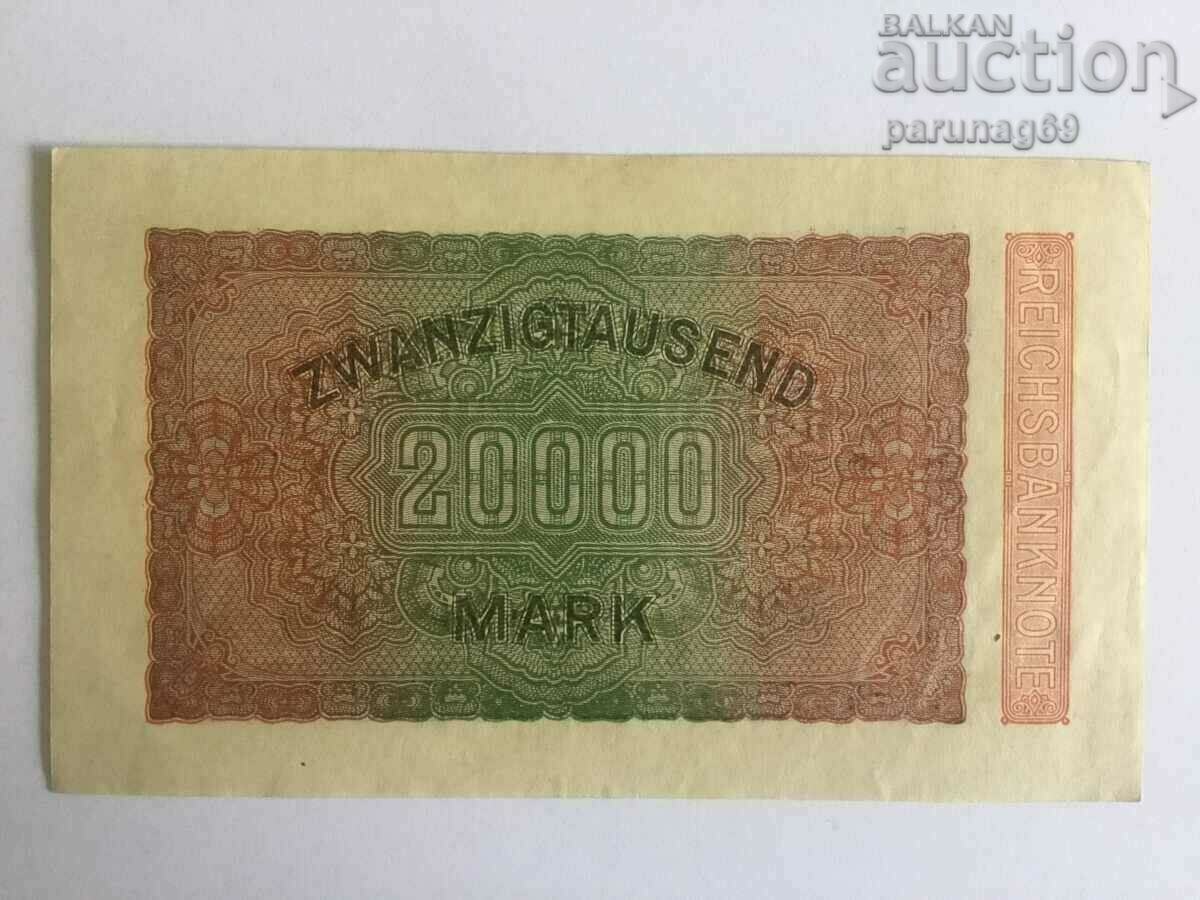 Γερμανία 20.000 μάρκες 1923 P85E UNC με τιμή 5.00 BGN | € 2.56