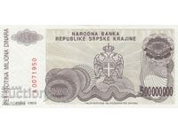 500 εκατομμύρια δηνάρια 1993, Republika Srpska Krajina