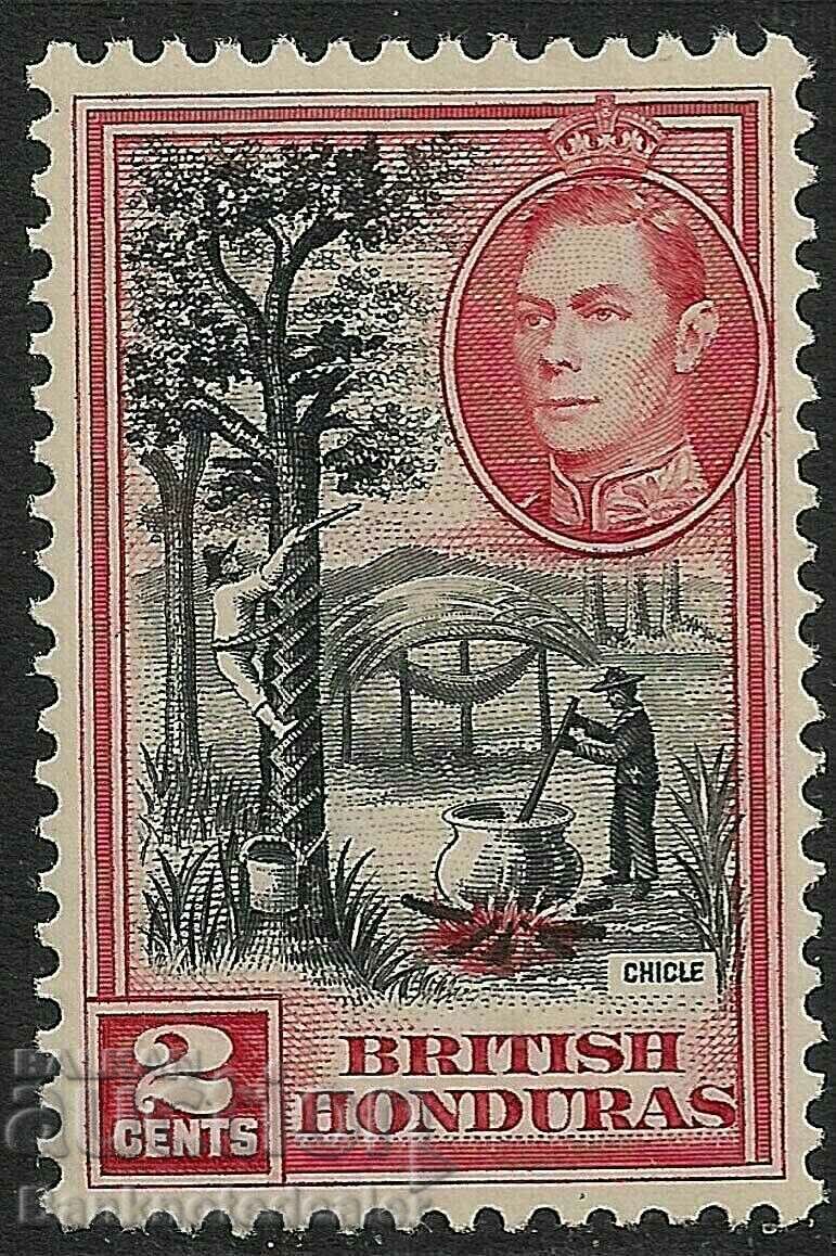 Honduras Britanic 1938 2 Cent Sc-116 KGVI