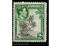 JAMAICA SG124 1938 2d GRI & VERDE