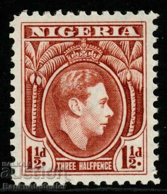 NIGERIA SG51 1938 1½d BROWN