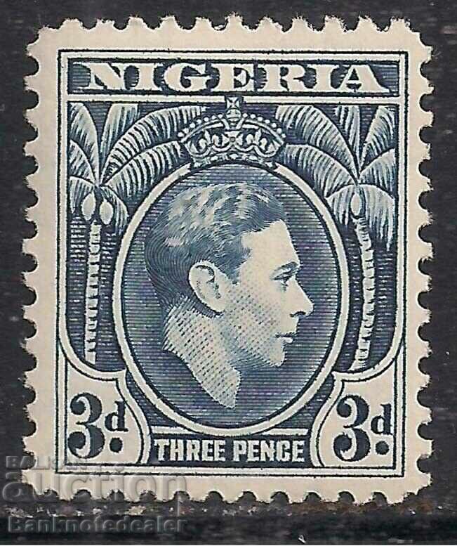 Nigeria 1938 - 51 KGV1 3d Blue MM SG 53