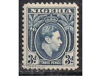 Nigeria 1938 - 51 KGV1 3d Blue MM SG 53