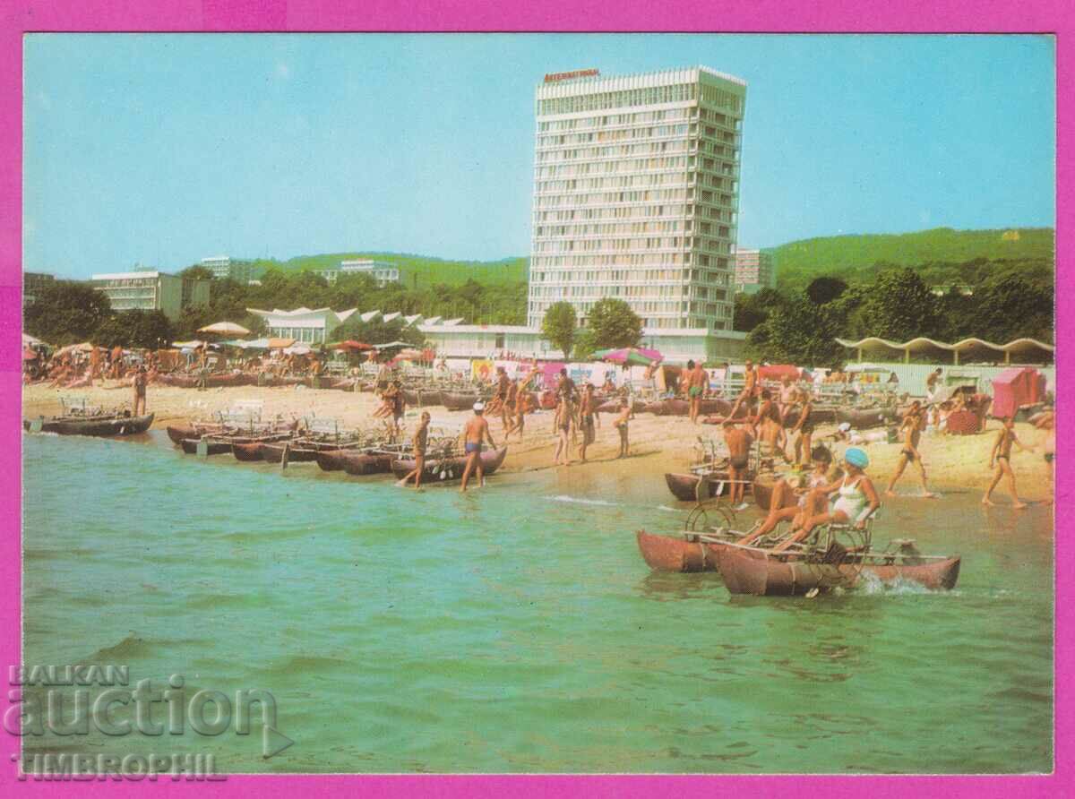 Auction 275100 / GOLDEN SANDS hotel International Bulgaria card Auction 275100 / GOLDEN SANDS hotel International Bulgaria card