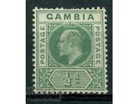 Gambia 1902 1d Carmine SG46