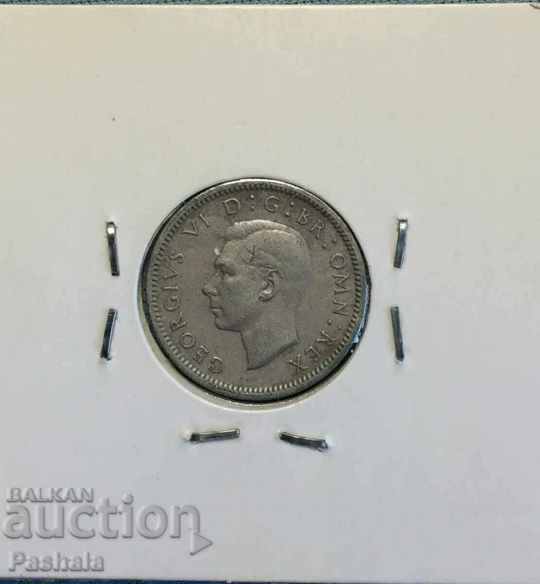Great Britain 6 pence 1950 with price 6.00 BGN | € 3.07