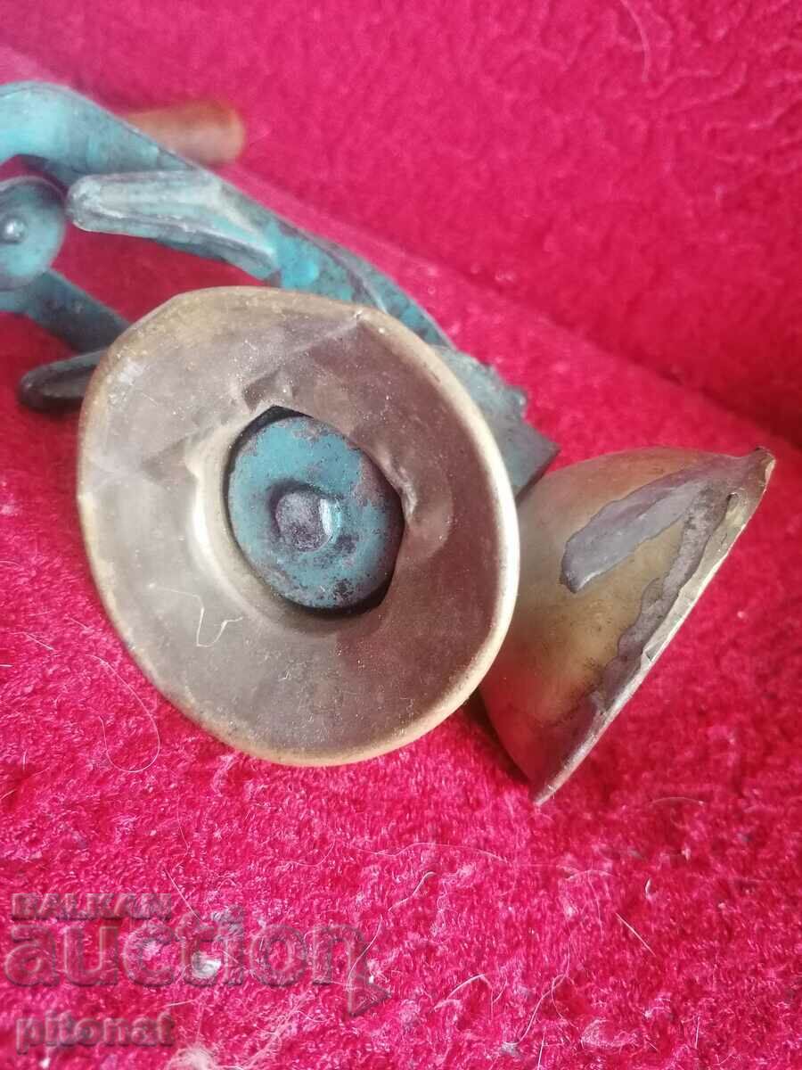 Auction Antique grinder iron and bronze Auction Antique grinder iron and bronze