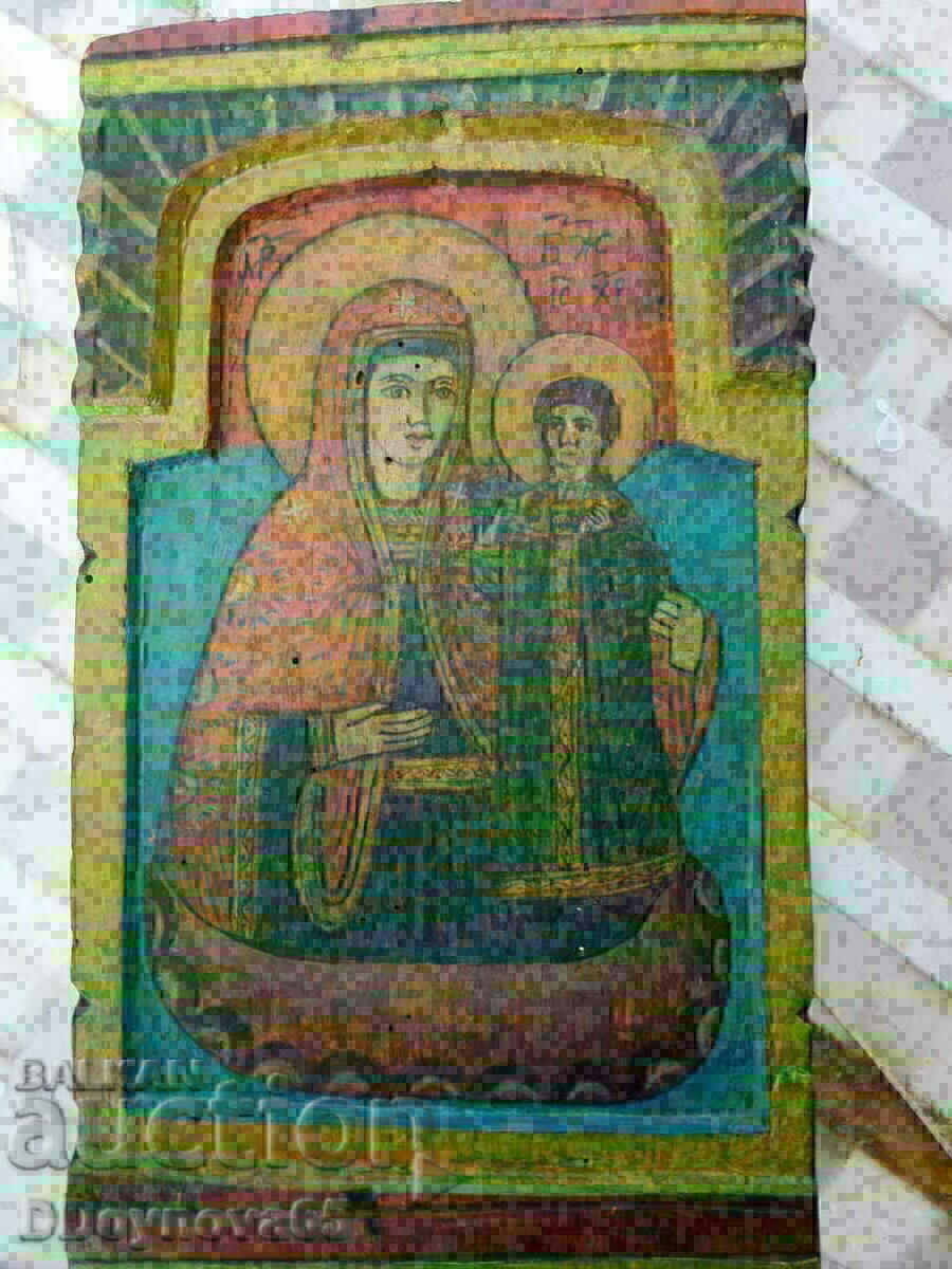Icon, center of a triptych