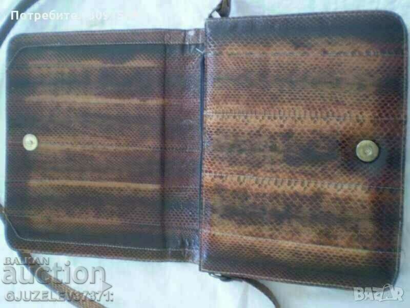 Retro women's leather bag made of natural brown leather - 5 Retro women's leather bag made of natural brown leather - 5