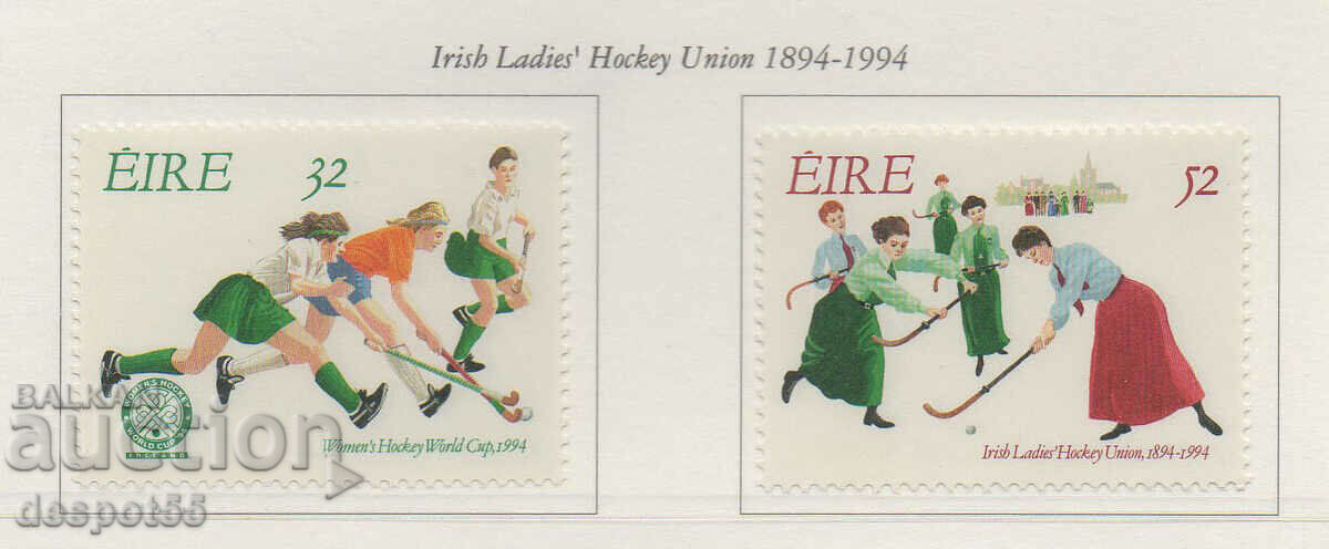 1994. Irlanda. 100 de ani de la Uniunea Irlandeză de Hochei Feminin.