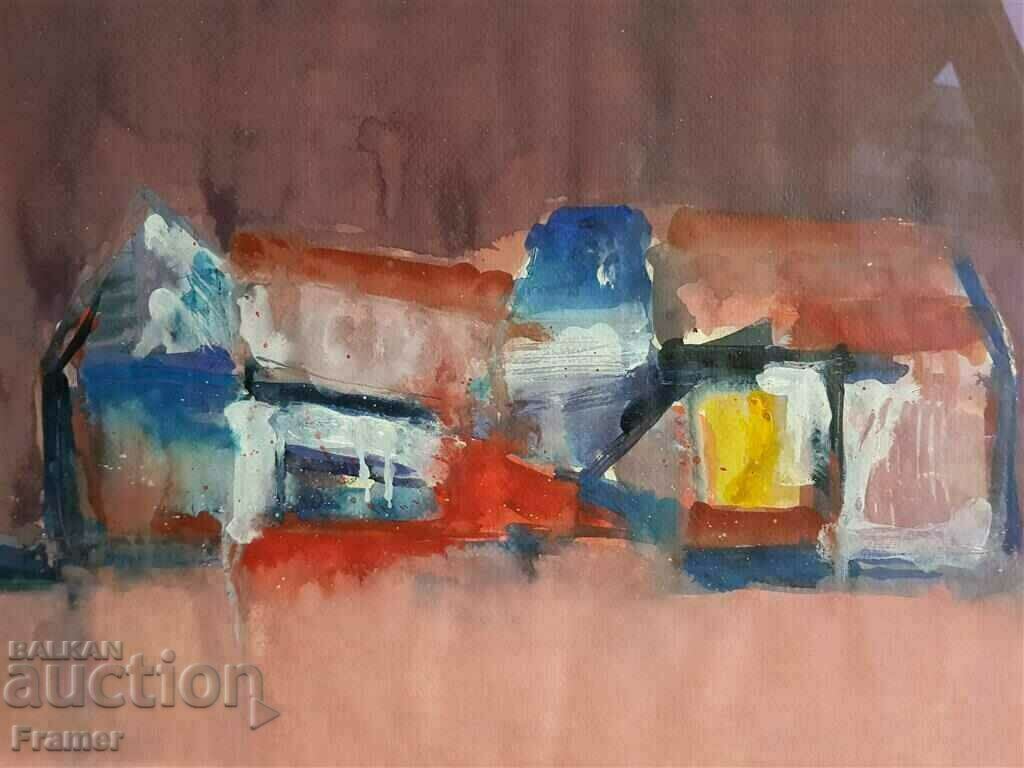 Delivery of Georgi Baev - Jurlata 1924-2007 The old houses 1970 Delivery of Georgi Baev - Jurlata 1924-2007 The old houses 1970