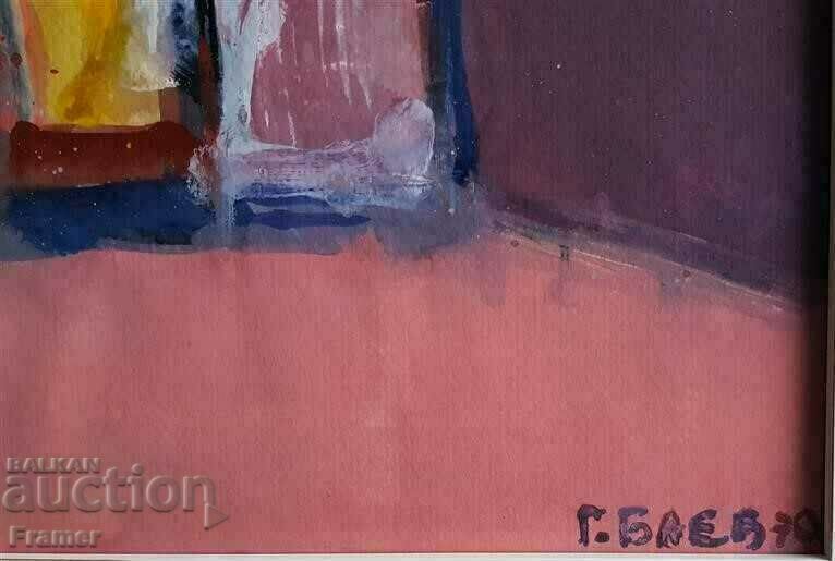 Georgi Baev - Jurlata 1924-2007 The old houses 1970 - 5 Georgi Baev - Jurlata 1924-2007 The old houses 1970 - 5